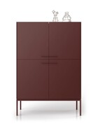 Komoda INTRE bordowa + colori MIDSTY