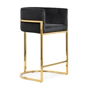 Hoker LUKSI B velvet / złota nóżka 68 cm Atreve Sp zoo