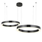 Lampa wisząca CIRCLE 40+40 - LED, ring tytanowy na 1 podsufitce Step into design