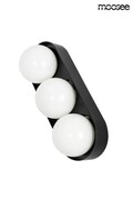 MOOSEE lampa ścienna DROPS 3 czarna Moosee