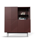 Nowoczesna komoda JUKEBOX bordowa + kolory MIDSTY