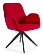 Krzesło obrotowe BRAVA czerwone tapicerowane Unique Sp z.o.o