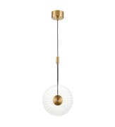 Lampa wisząca SUNBLAST - LED 20 cm, złota Step into design