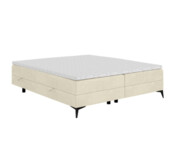 Niskie łóżko kontynentalne bez zagłówka SUDO z pojemnikiem Laverto Sp. z o.o.