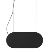 Lampa wisząca MALUMI A LED minimalistyczna czarna nad wyspę UMMO