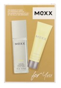 Mexx Women SET: Dezodorant w sprayu v skle 75ml + Żel pod prysznic 50ml Mexx 86