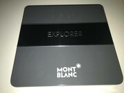 Puste pudełko metalowe Mont Blanc Explorer, Wymiary: 25cm x 25cm x 7cm Mont Blanc 123