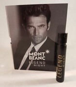 Mont Blanc Legend Night, Próbka perfum Mont Blanc 123