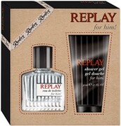 Replay for Him, Edt 30ml + 50ml sprchovy gel Replay 96