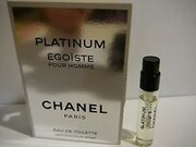 Chanel Egoiste Platinum, Próbka perfum Chanel 26