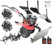 Glebogryzarka spalinowa HOLIDA WM900 7.0KM - Zestaw Gigant z pługiem do śniegu HOLIDA