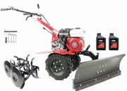 Glebogryzarka spalinowa HOLIDA WM500 7.0KM - Zestaw pług do śniegu + pług do orki HOLIDA