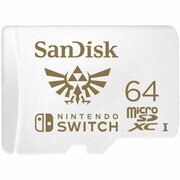 Karta pamięci microSDXC SanDisk 64 GB dedykowana do Nintendo Switch 100/60 MB/s SanDisk SDSQXAT-064G-GNCZN