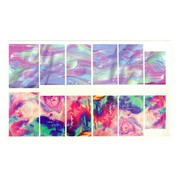 Naklejki wodne do paznokci arkusz 9 x 5,5 cm a Nr 655 Allepaznokcie