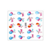 Naklejki wodne do paznokci balony Nr 068 Allepaznokcie
