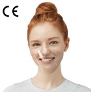 Przyłbica mini maseczka kosmetyczna osłonka na usta i nos Best Shield przezroczysta nieparująca 5 sztuk Cerkamed