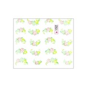 Naklejki wodne do paznokci kwiaty Nr 152 Allepaznokcie