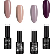 Matowy manicure hybrydowy