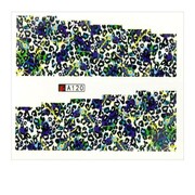 Naklejki wodne do paznokci arkusz 6,5 x 5,5 cm na 10 palców a Nr 120 Allepaznokcie