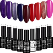 9x Lakier Hybrydowy NTN 5g Oriental Delice ZESTAW 9w1