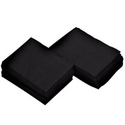 Serweta medyczna Aseo Med podfoliowana czarna 50 szt Aseo Med