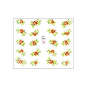 Naklejki wodne do paznokci kwiaty Nr 157 Allepaznokcie