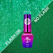 Lakier hybrydowy LED/UV Gel Polish MollyLac Flashing Lights Neon Nr 646 Botanic Fever HEMA/Di-HEMA Free 5 g MollyLac