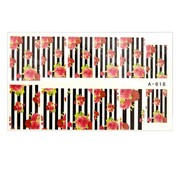 Naklejki wodne do paznokci arkusz 9 x 5,5 cm a Nr 618 Allepaznokcie