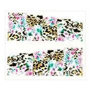 Naklejki wodne do paznokci arkusz 6,5 x 5,5cm na 10 palców A Nr 117 Allepaznokcie