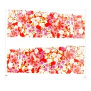 Naklejki wodne do paznokci arkusz 6,5 x 5,5 cm na 10 palców yb Nr 592 Allepaznokcie