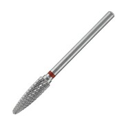 Frez z węglika spiekanego stożek okrągły czerwony Staleks Pro Expert 4/14mm Staleks