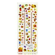 Naklejki wodne do paznokci arkusz 12,5 x 5,5 cm hot Nr 035 Allepaznokcie