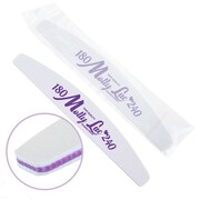 Pilnik do paznokci Bezpieczny Pakiet MollyLac łódka półksiężyc fioletowy środek 180/240 CU-05 Best Quality MollyLac