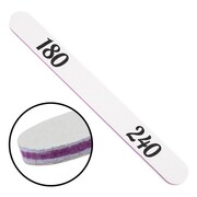 Pilnik do paznokci prosty fioletowy środek 180/240 CU-06 Standard Allepaznokcie