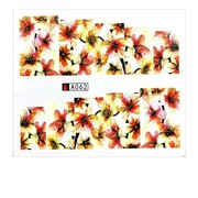 Naklejki wodne do paznokci arkusz 6,5 x 5,5 cm na 10 palców a Nr 062 Allepaznokcie