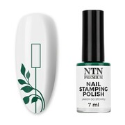 Lakier do stempli i blaszek NTN Premium zielony 7ml Nr 102 NTN Premium