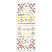 Naklejki wodne do paznokci arkusz 12,5 x 5,5 cm hot Nr 147 Allepaznokcie