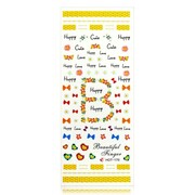 Naklejki wodne do paznokci arkusz 12,5 x 5,5 cm hot Nr 170 Allepaznokcie