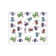 Naklejki wodne do paznokci kokardki Nr 005 Allepaznokcie