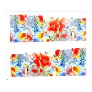 Naklejki wodne do paznokci arkusz 6,5 x 5,5 cm na 10 palców bn Nr 020 Allepaznokcie