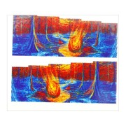 Naklejki wodne do paznokci arkusz 6,5 x 5,5cm na 10 palców YB Nr 785 Allepaznokcie