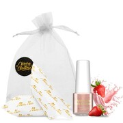 Oliwka okazjonalna do skórek i paznokci o zapachu Strawberry Shake z krówkami w ozdobnym woreczku 5ml GNB-LAB