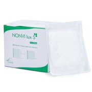 Kompresy Jałowe Włókninowe Gaziki tamponada podologiczna wrastające paznokcie 7,5x7,5cm 30g 75szt Zarys