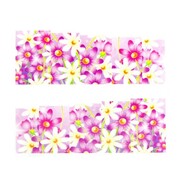 Naklejki wodne do paznokci arkusz 6,5 x 5,5 cm na 10 palców yb Nr 627 Allepaznokcie