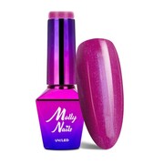 Lakier hybrydowy LED/UV Gel Polish Molly Nails Bling it on! Nr 504 Purple Chic 8g Molly Nails
