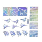 Naklejki do paznokci szablon do malowania wzorów holo Nr nf410 Allepaznokcie