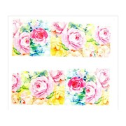 Naklejki wodne do paznokci arkusz 6,5 x 5,5 cm na 10 palców yb Nr 641 Allepaznokcie