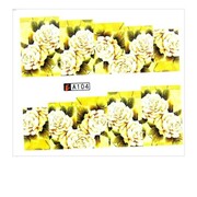 Naklejki wodne do paznokci arkusz 6,5 x 5,5 cm na 10 palców a Nr 104 Allepaznokcie