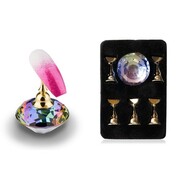 Magnetyczny uchwyt stojak holder do wzorków i zdobień diament opalizujący Nr 3 Allepaznokcie