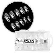 Tipsy do szybkiego przedłużania paznokci Nail Tips NTN Premium migdał krótki 100 szt NTN Premium